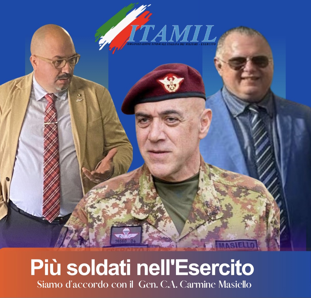 italmil concordiamo con il generale masiello servono piu soldati Difesa Magazine