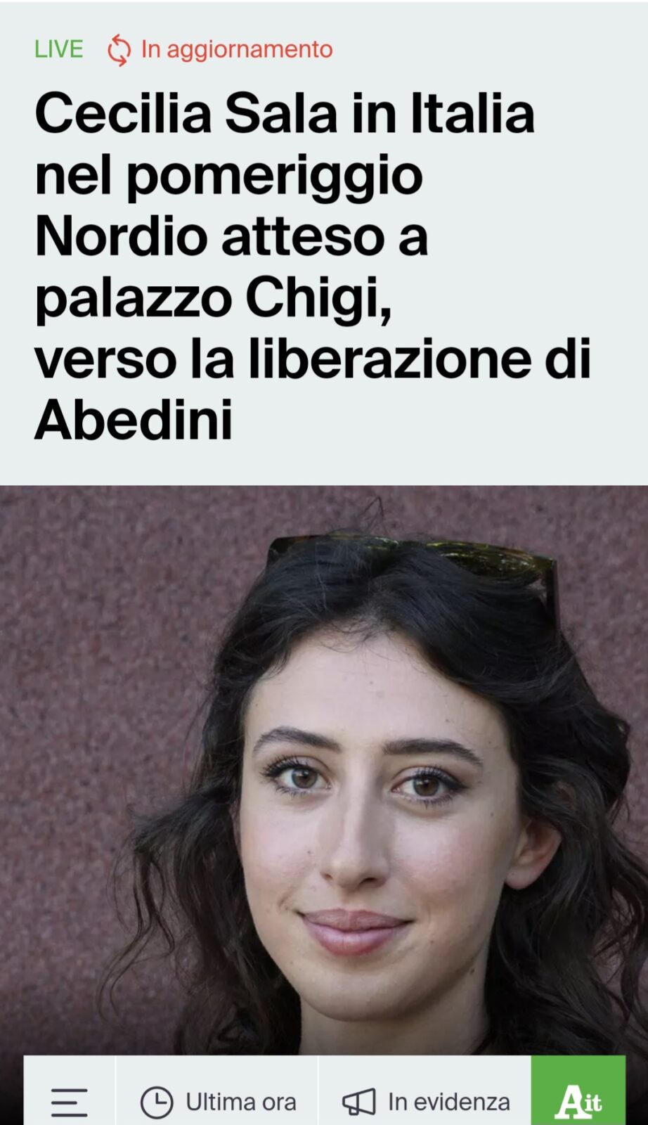 sala in italia si valuta liberazione abedini Difesa Magazine