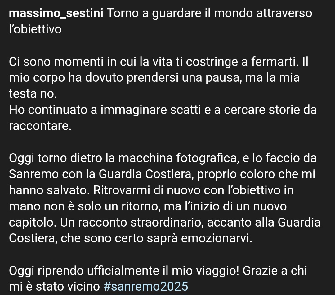 guardia costiera a sanremo con il ritorno di massimo sestini Difesa Magazine